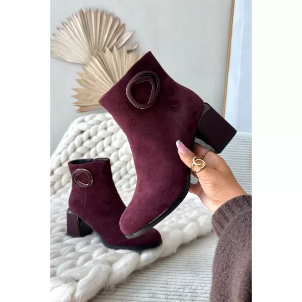  Dámske členkové topánky ARTIKER 57C0016 BORDO 