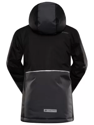 Detská lyžiarska bunda ALPINE PRO DEARO 3 BLACK