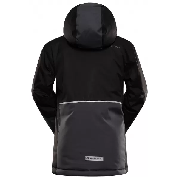  Detská lyžiarska bunda ALPINE PRO DEARO 3 BLACK 