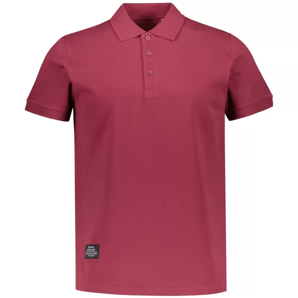  Pánske tričko s golierom ALTISPORT NP/ALMST90601 BORDEAUX 