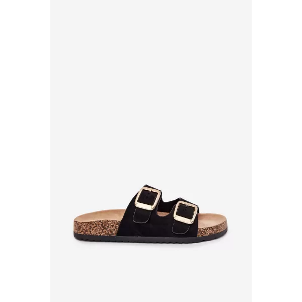  Dámske šľapky BOTO 25SD21-8330 BLACK 
