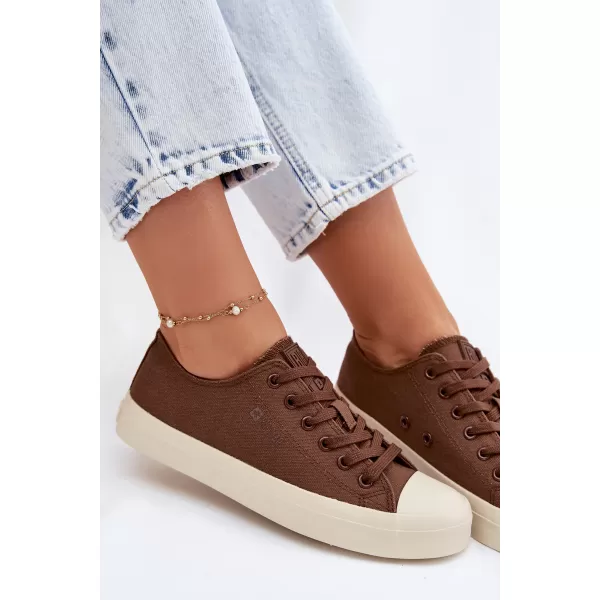  Dámske tenisky BIG STAR SHOES TT274123 BROWN/BEIGE 