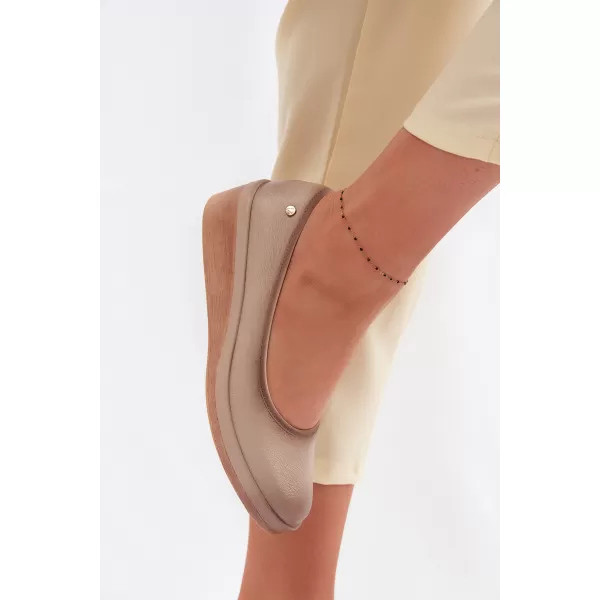  Dámske poltopánky VINCEZA 39987 BEIGE 