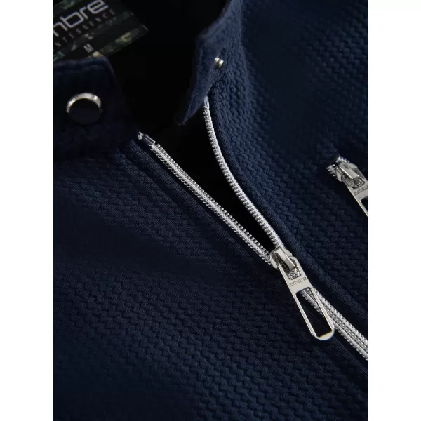  Pánska bunda OMBRE C587 DARK BLUE 