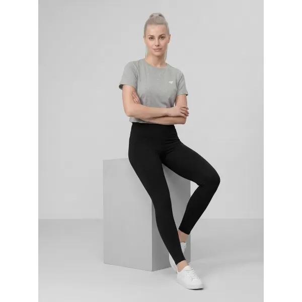  Dámske tričko 4F WMM00TTSHF3308 COLD LIGHT GREY MELANGE 