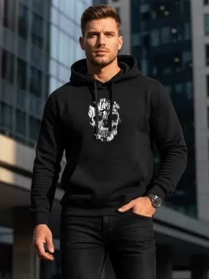 Pánska mikina DSTREET NX0034B-BK ČIERNA