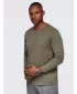 Pánske tričko OMBRE OM-LSBL-0143 DARK OLIVE