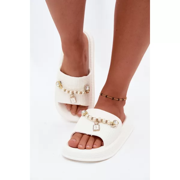  Dámske šľapky BOTO 56160 WHITE 