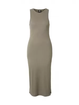 Dámske šaty URBAN CLASSICS TB8276 PALE OLIVE