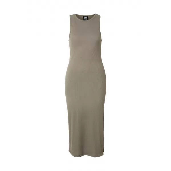  Dámske šaty URBAN CLASSICS TB8276 PALE OLIVE 