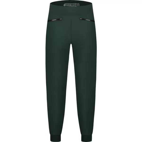  Dámske ľahké outdoor nohavice NORDBLANC PARRY NBSPL8352 TMAVO ZELENÁ 