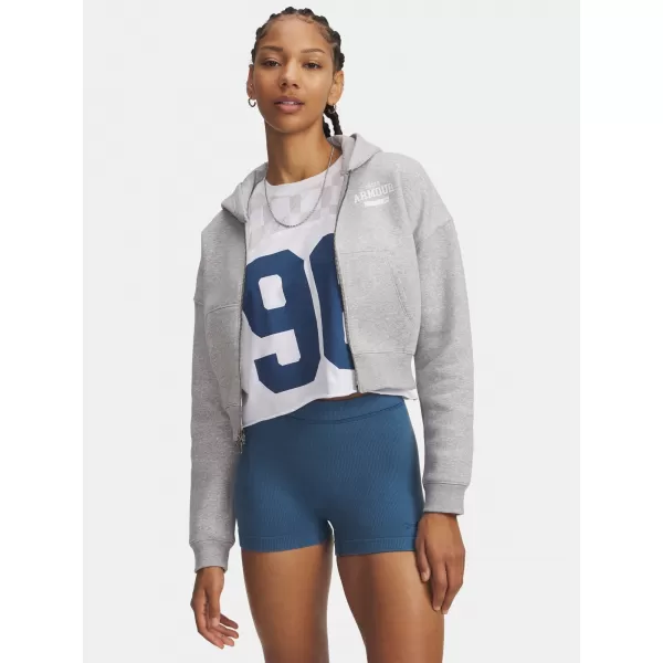  Dámska mikina UNDER ARMOUR ICON FLEECE NOV FZ 6010978-011 ŠEDÁ 