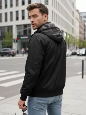 Pánska bunda DSTREET TX5135 ČIERNA