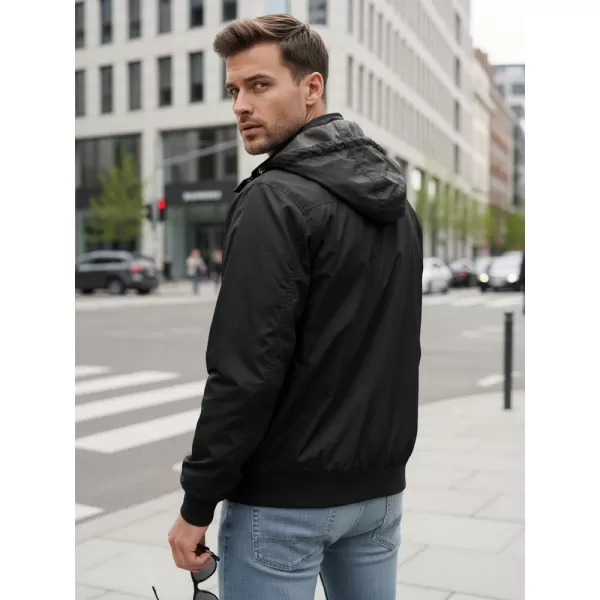  Pánska bunda DSTREET TX5135 ČIERNA 