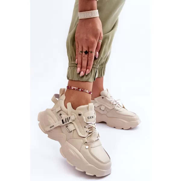  Dámske športové topánky GOE MM2N4015 BEIGE 