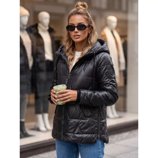  Dámska bunda DSTREET TY5801 ČIERNA 