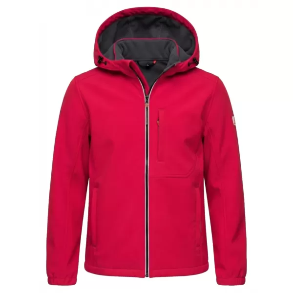  Pánska softshellová bunda OMBRE C581 RED 