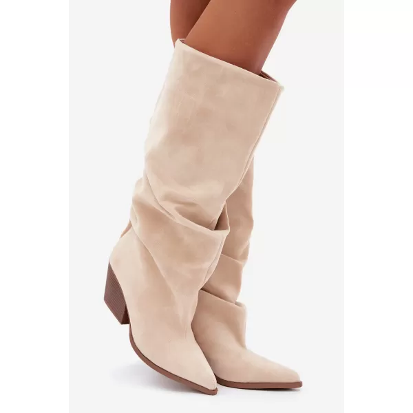  Dámske čižmy BOTO 2580A-1 BEIGE 