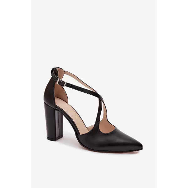  Dámske lodičky ZAZOO 1053 BLACK 