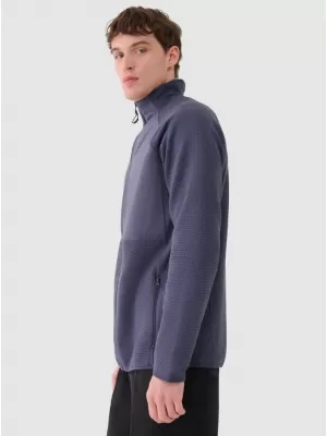 Pánska fleece mikina 4F WAW25TFLEM357 DENIM