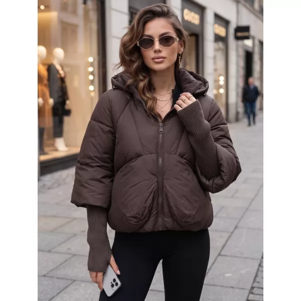  Dámska bunda DSTREET TY5896 HNEDÁ 