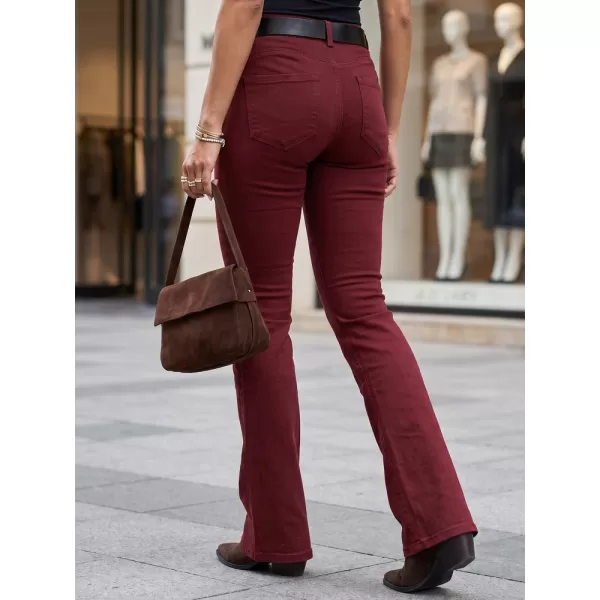  Dámske nohavice DSTREET UY3111 BORDO 