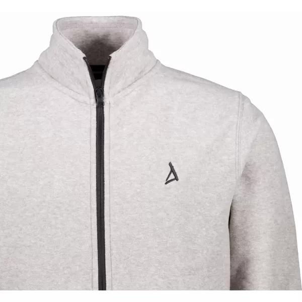  Pánska fleece mikina ALTISPORT ALM002852 STRIEBORNÝ MELÍR 