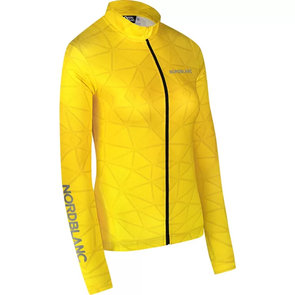  Dámsky cyklo dres NORDBLANC VELOFLOW NBSLF8105 ŽLTÁ 