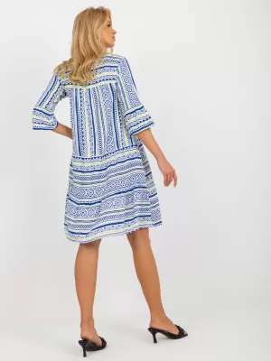 Dámske šaty SUBLEVEL D73771M30214F DARK BLUE
