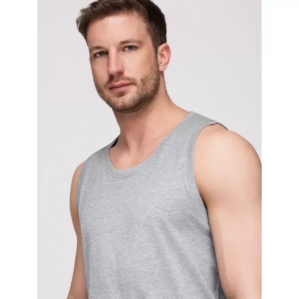  Pánske tielko OMBRE OM-TSBT-0272 GREY MELANGE 