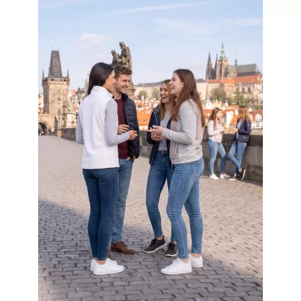  Dámska fleece vesta ALTISPORT ALW002525 BIELA 