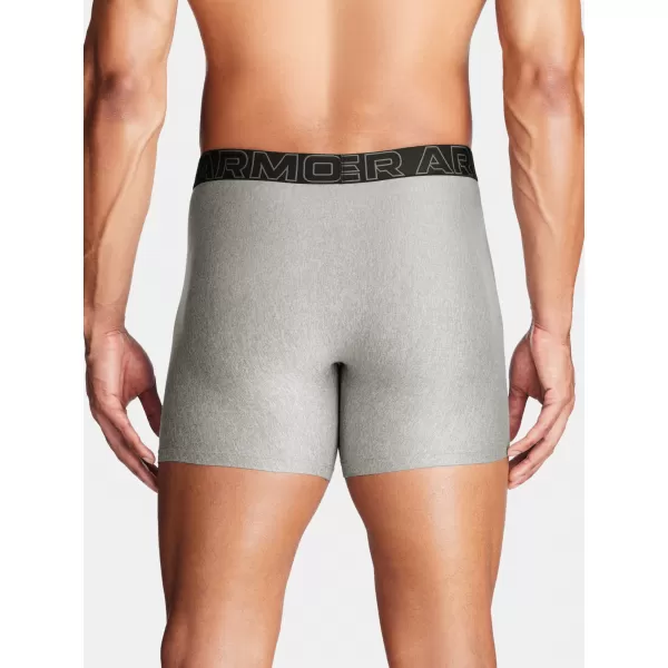  Pánske boxerky UNDER ARMOUR M UA PERF TECH 6IN (3KS) 1383878-035 ŠEDÁ 