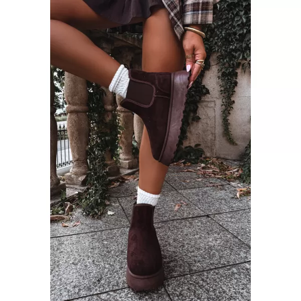  Dámske topánky BIG STAR SHOES UU274174 BROWN/BEIGE SHADOWS 