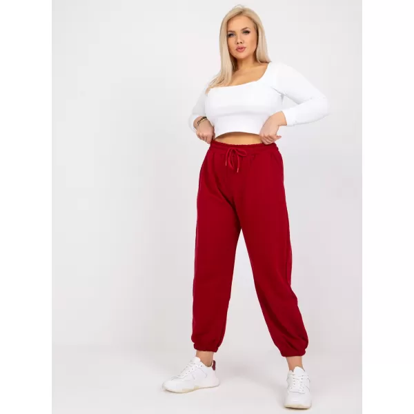  Dámske tepláky BASIC FEEL GOOD RV-DR-6331.86 BURGUNDY 