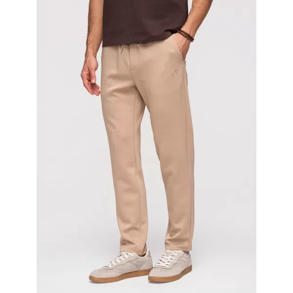  Pánske tepláky OMBRE OM-PSBC-0221 BEIGE 