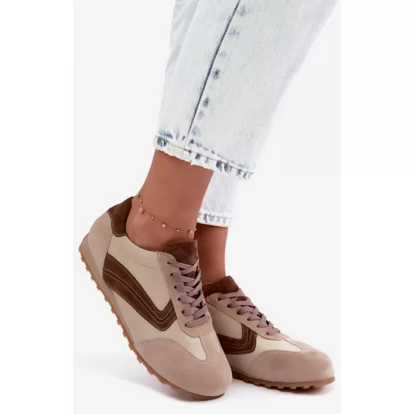 Dámske tenisky ZAZOO N1400/ BROWN 