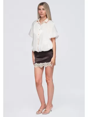 Dámska košeľa OMBRE OW-SH-E0068 BEIGE