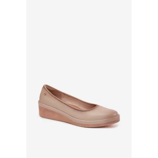  Dámske poltopánky VINCEZA 39987 BEIGE 