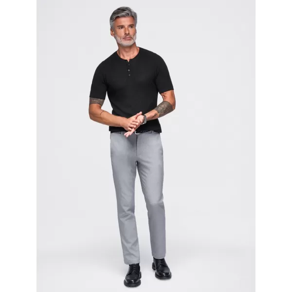  Pánske tričko OMBRE OM-TSCT-0304 BLACK 