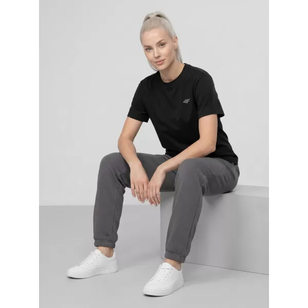  Dámske tričko 4F WMM00TTSHF3310 DEEP BLACK 