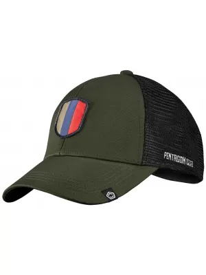 Čiapka PENTAGON CREST TRUCKER CAP K13082 OLIVE GREEN