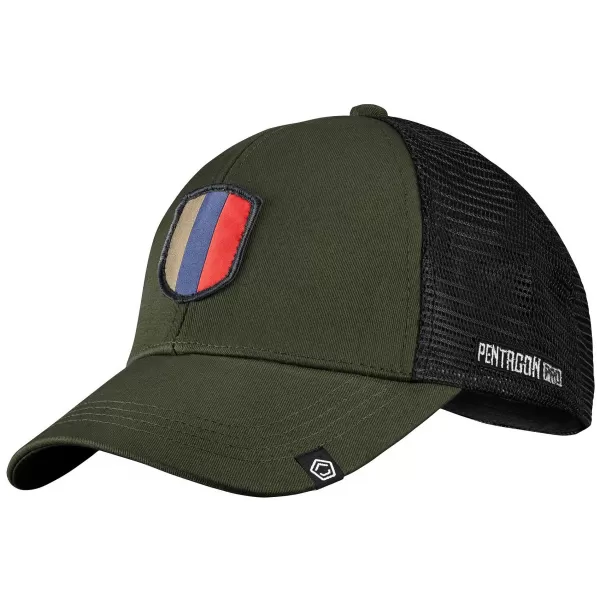  Čiapka PENTAGON CREST TRUCKER CAP K13082 OLIVE GREEN 