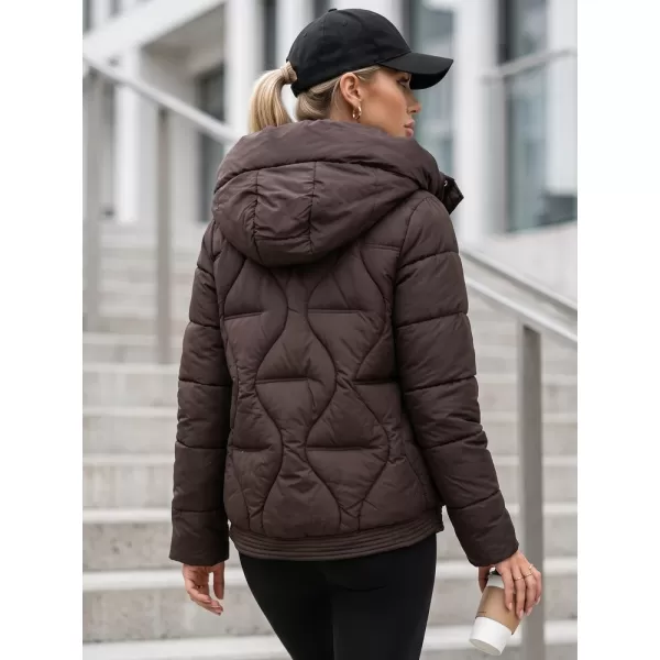  Dámska bunda DSTREET TY5940 HNEDÁ 