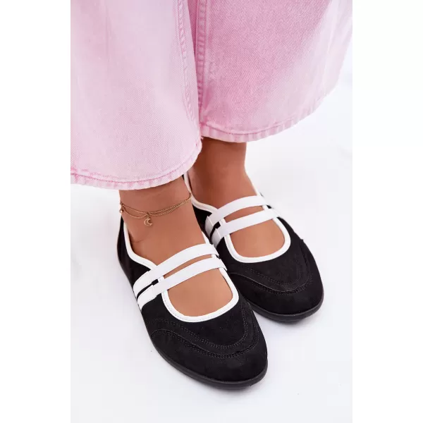  Dámske baleríny BOTO 22-383 BLACK 