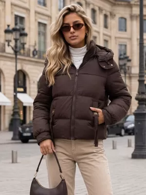 Dámska bunda DSTREET TY5745 FIALOVÁ
