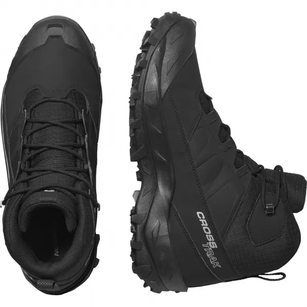  Pánske topánky SALOMON CROSSTRAK WATERPROOF L47570200 BLACK/BLACK/ASPHALT 