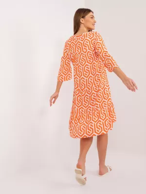 Dámske šaty SUBLEVEL D73771M30214K ORANGE