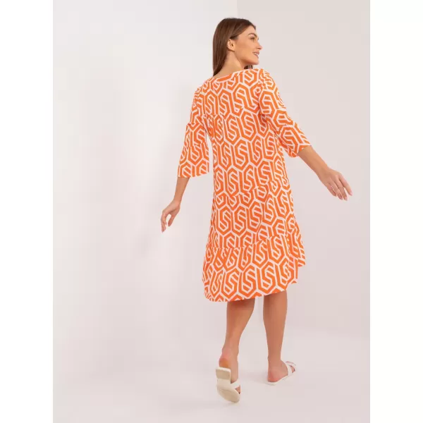  Dámske šaty SUBLEVEL D73771M30214K ORANGE 