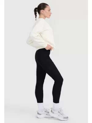 Dámske legíny 4F WAW25TTIGF237 DEEP BLACK