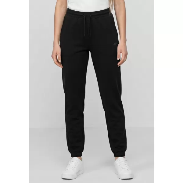  Dámske nohavice 4F WMM00TTROF1658 DEEP BLACK 